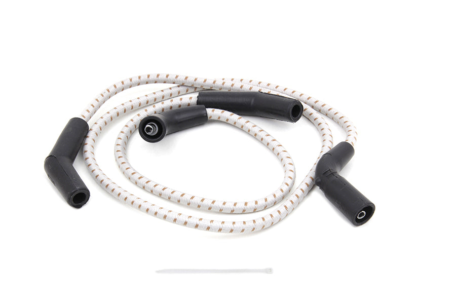 Sumax Grey with Brown Tracer 7mm Spark Plug Wire Set - C20136