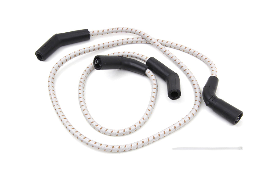 Sumax Grey with Brown Tracer 7mm Spark Plug Wire Set - C20136