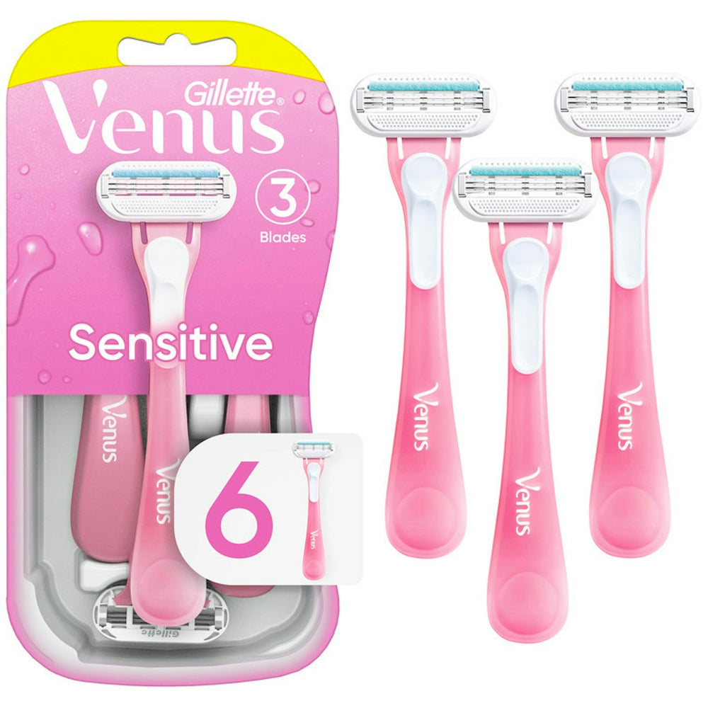 Gillette® Venus Sensitive Disposable Razor, 6-Pack