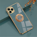Compatible with Apple, Original Silicone Cover For iPhone 12 12 Pro Cover Case For iPhone 12 mini 11 Pro Max luxury Plating Phone Case for iphone11 Max