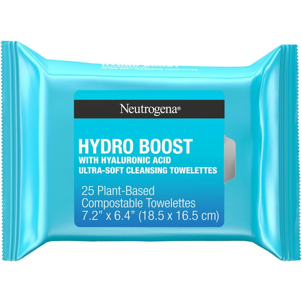 Neutrogena® Hydro Boost Ultra-Soft Cleansing Towelette, 25 EA