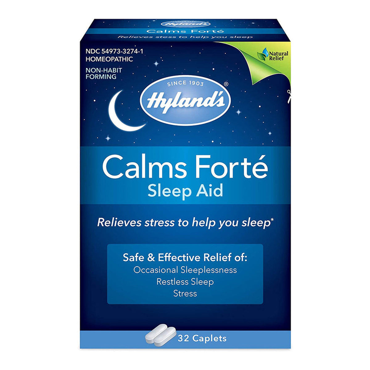 Hyland's Calms Forte Sleep Aid Caplets