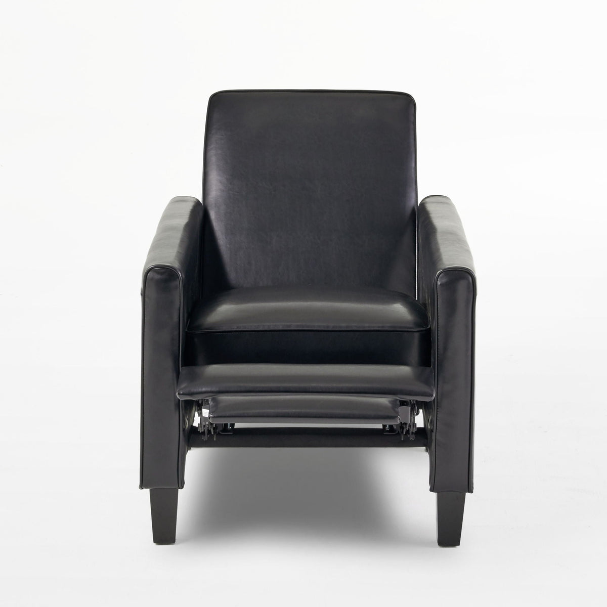 Upholstered Push Back Recliner Chair with Adjustable Recline - Multiple Colors