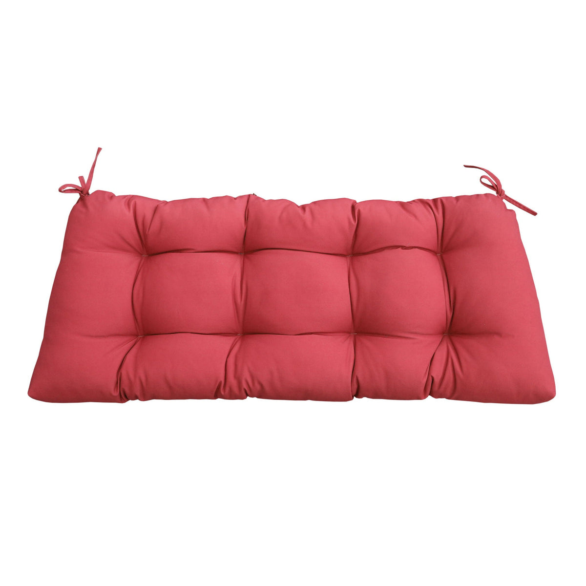 Outdoor Bench Cushion with Weather-Resistant Fabric - Red, Dark Gray, Light Blue, Blue