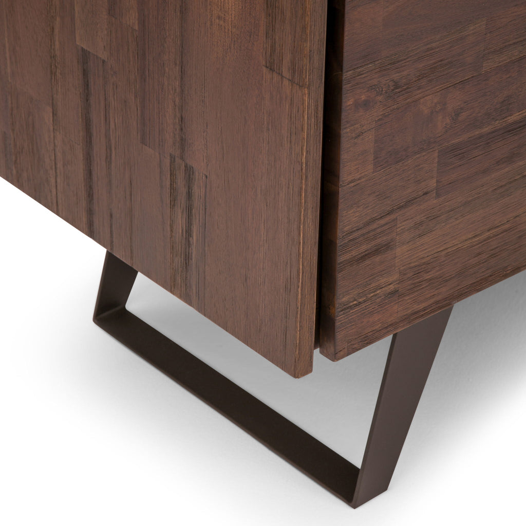 Lowry Medium Handcrafted Storage Cabinet with Adjustable Shelves - Choose Your Color