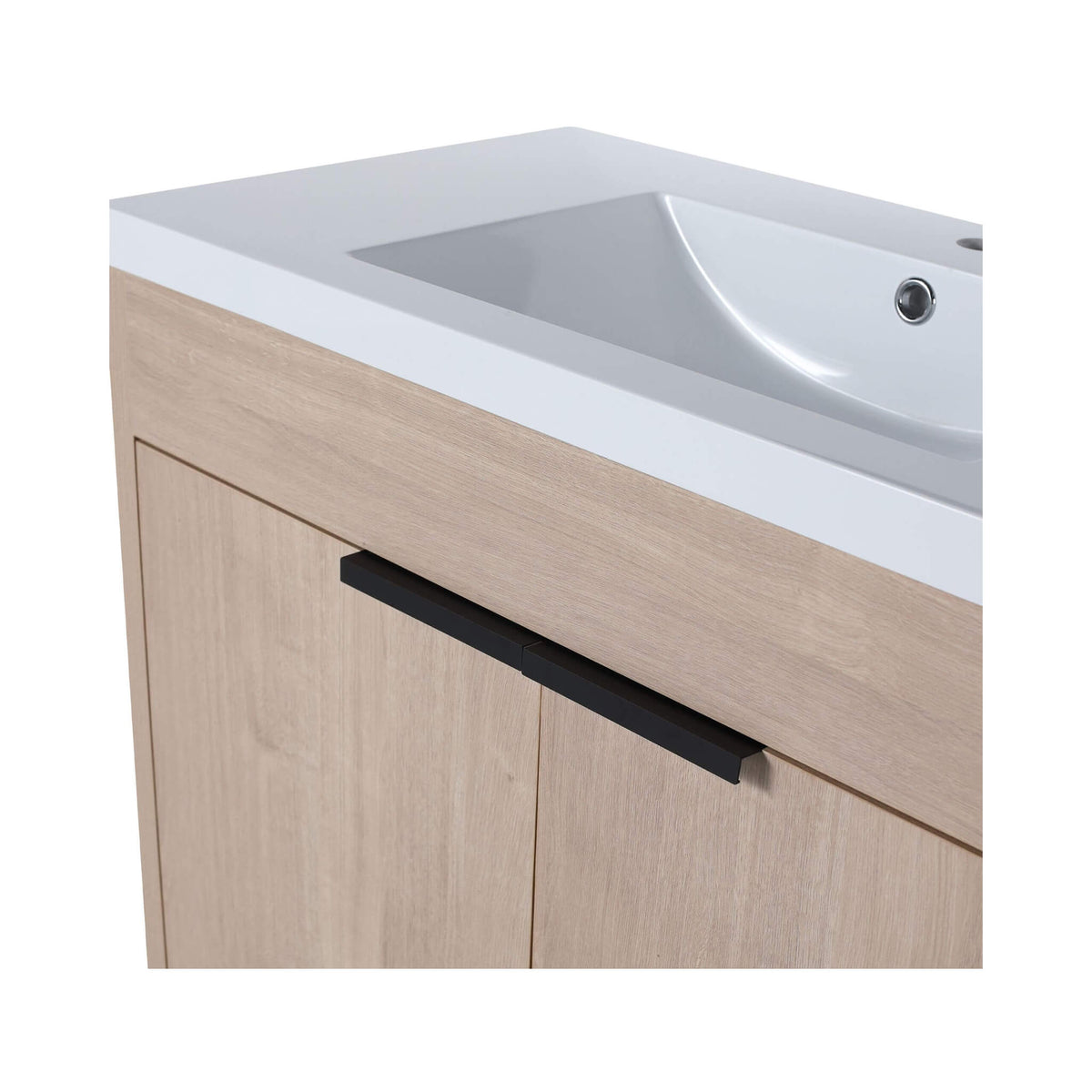 36-Inch Freestanding Bathroom Vanity With White Resin Sink (SAK39274)