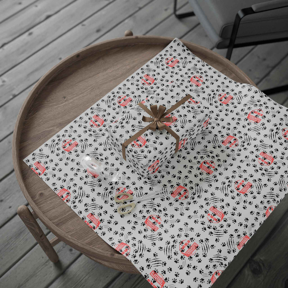 This Gift Was Inspected by a Cat – All-Purpose Gift Wrap