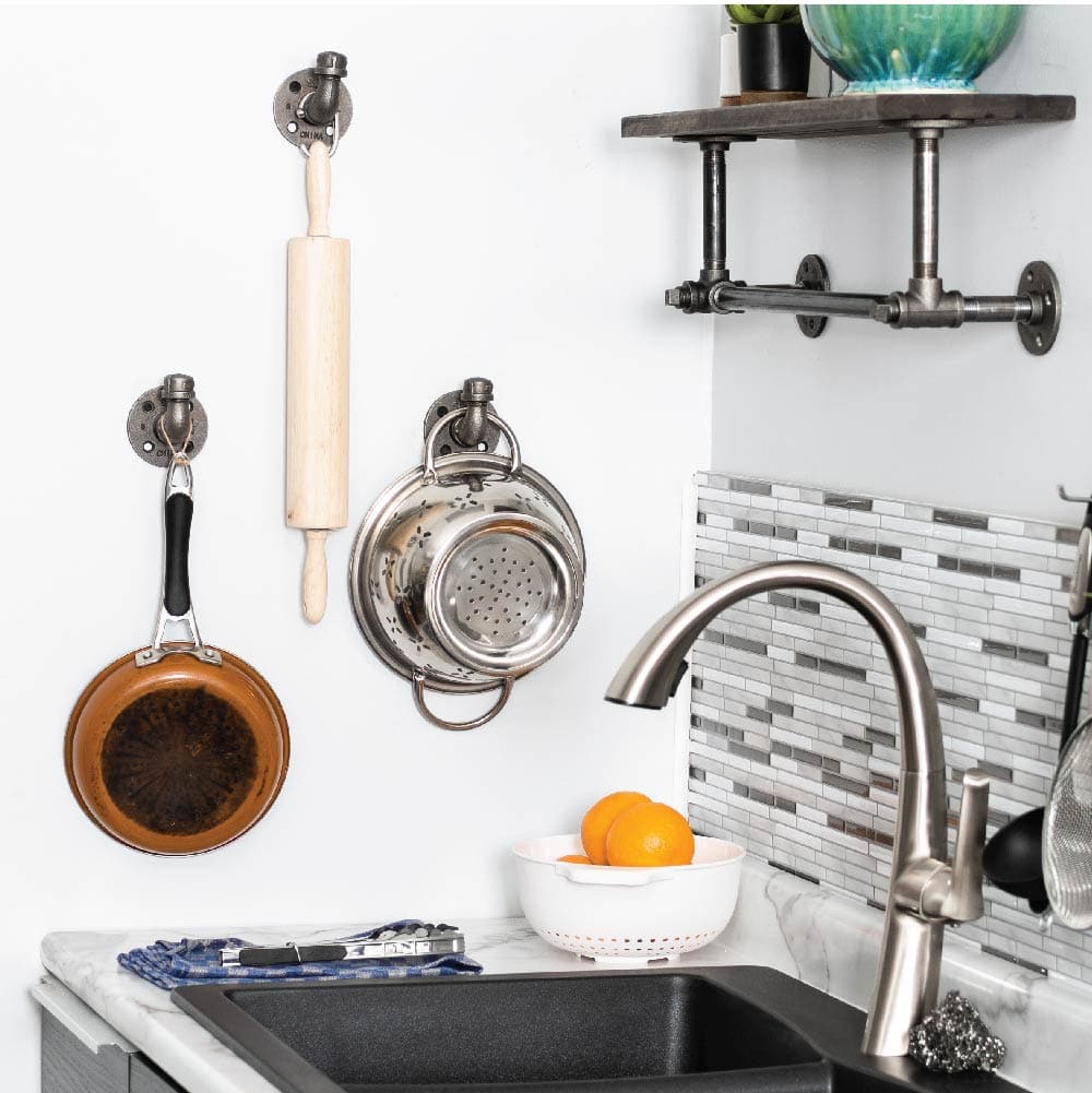 Wall Hook 3 Pack By PIPE DECOR