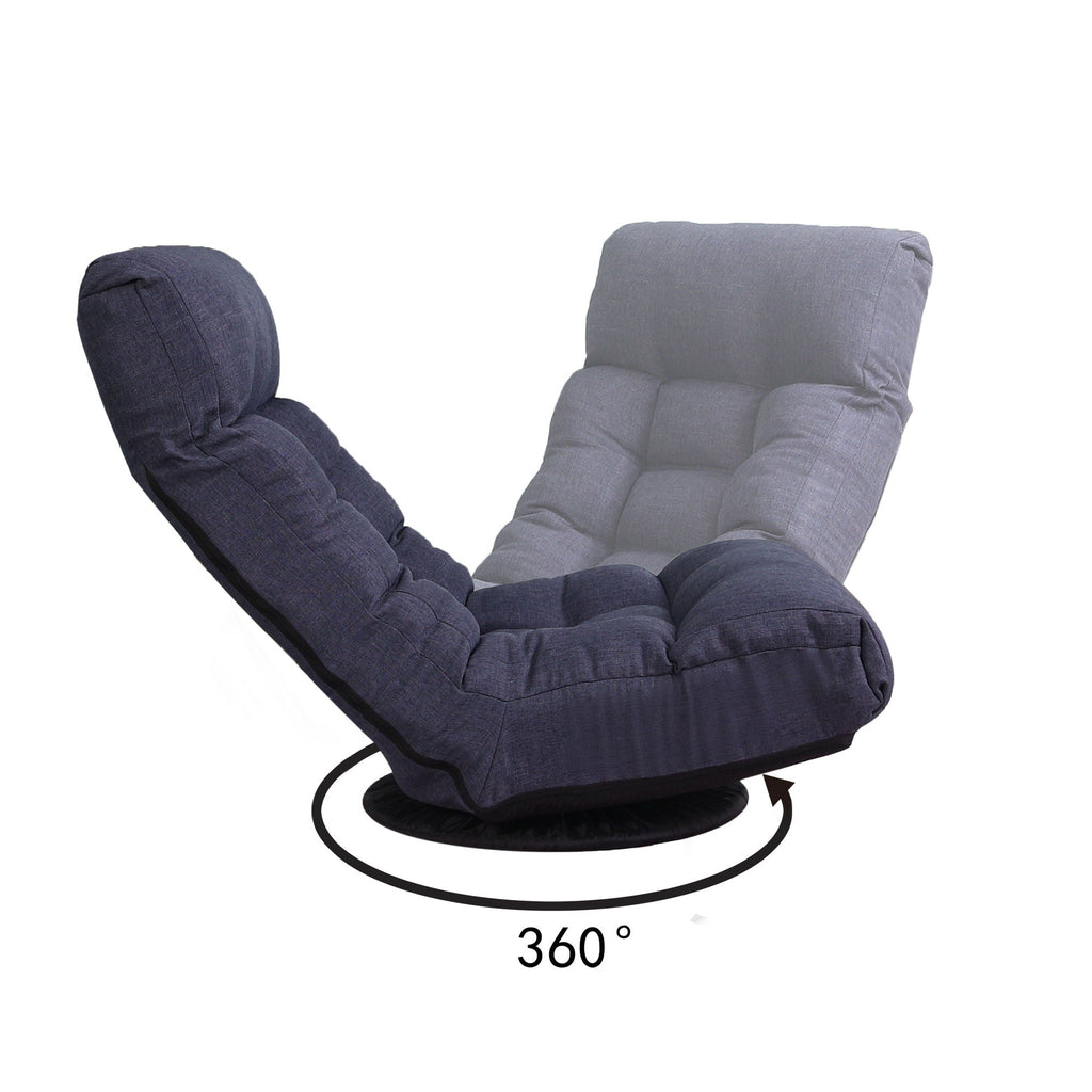 Adjustable Japanese Reclining Floor Chair Sofa With Metal Frame