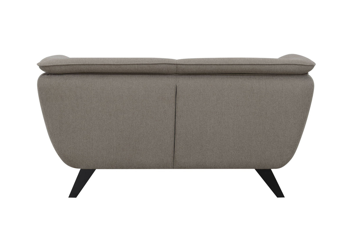 Nayeli Boucle Loveseat with Pocket Coil Seating - Gray or Dark Brown