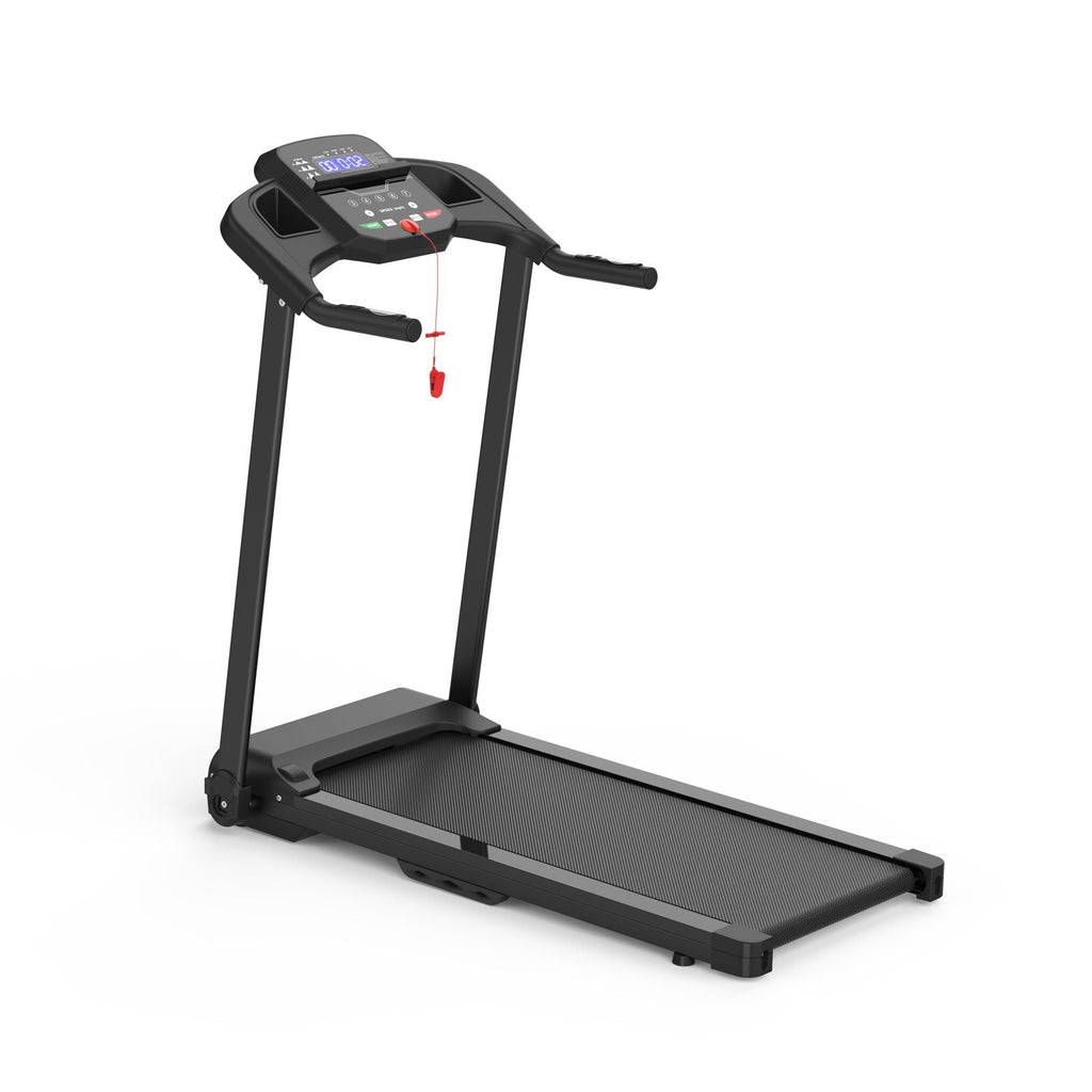 Foldable Treadmill with 2.5HP Electric Motor - Black