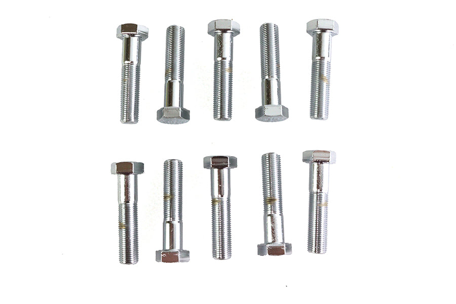 Hex Cap Bolts Chrome 1/2 inch x 2-1/4 inch - 11427