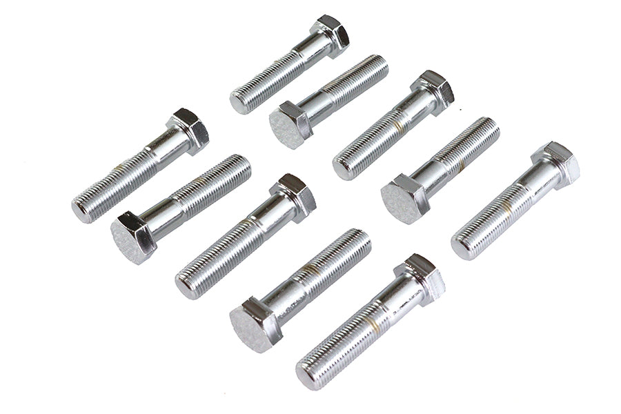 Hex Cap Bolts Chrome 1/2 inch x 2-1/4 inch - 11427