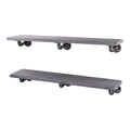 RESTORE Riverstone Grey 36 in. Shelves with L-Shaped Brackets