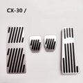 Throttle brake metal pedal cover