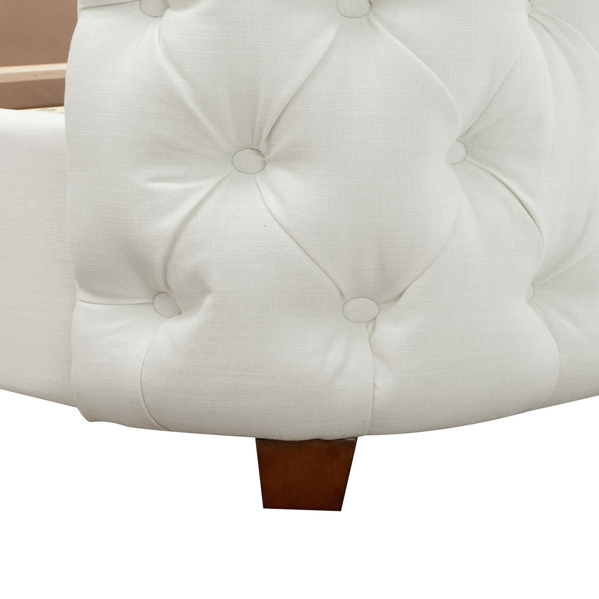 Tufted Panel Bed with Wingback Headboard and Footboard - Multiple Colors