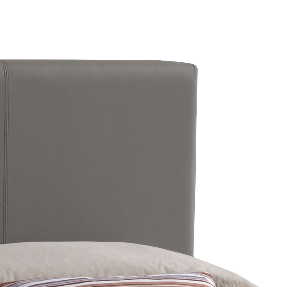 Elegant Platform Bed with Upholstered Finish - Multiple Colors