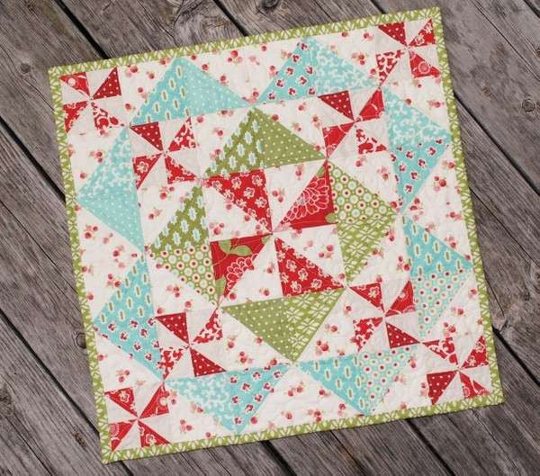 Little Scraps Candy Dish Quilt Pattern