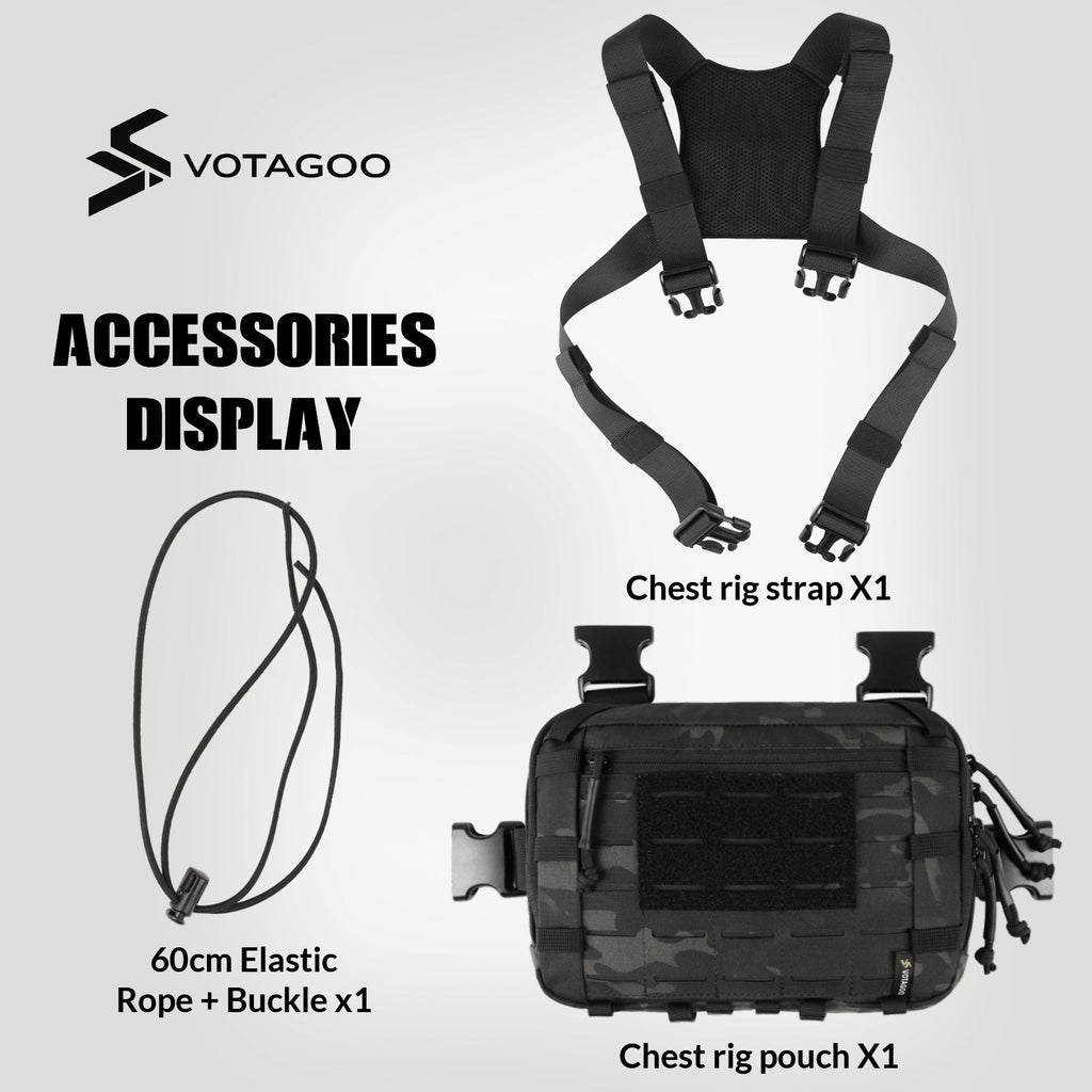 VOTAGOO® Tactical EDC Chest Rig