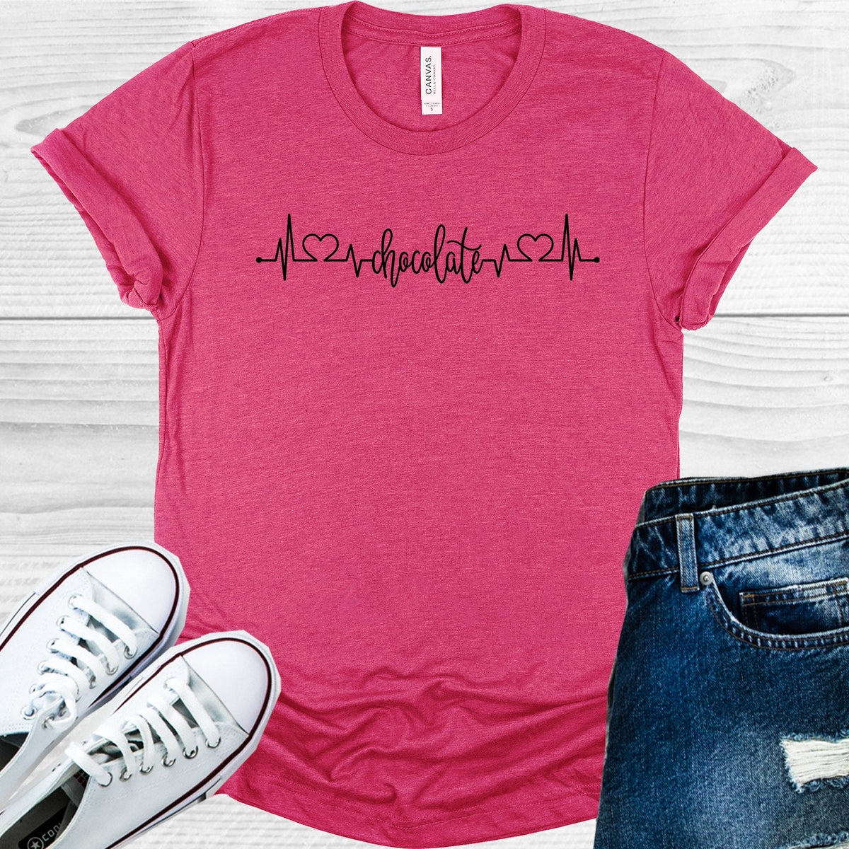 Chocolate Heartbeat Graphic Tee