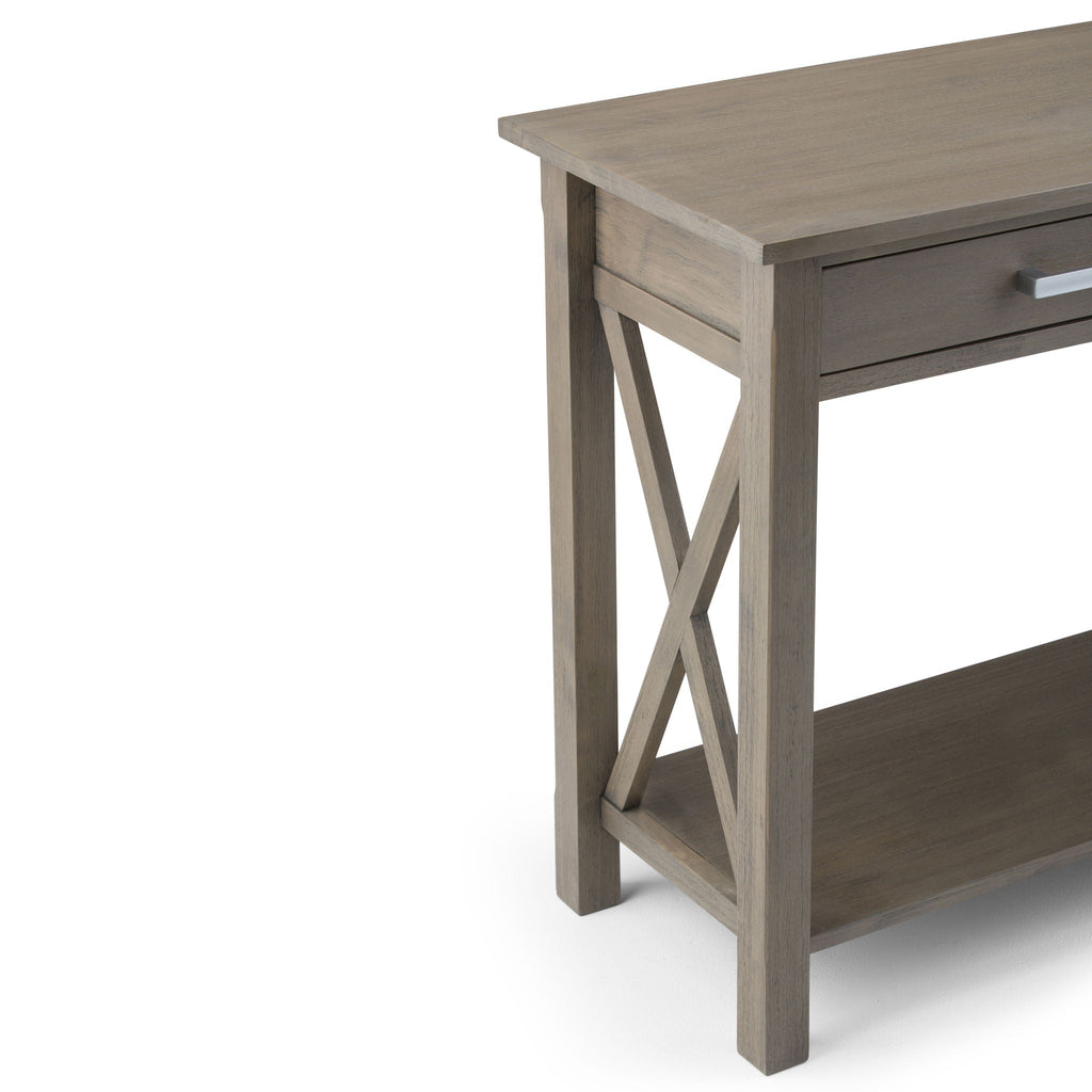 Handcrafted Console Table with Drawer Storage - Multiple Colors