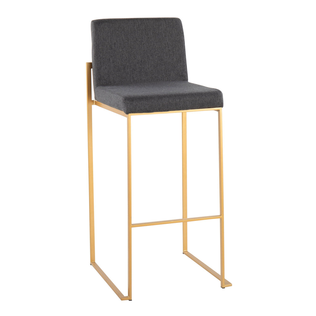 Fuji - Contemporary Design High Back Barstool