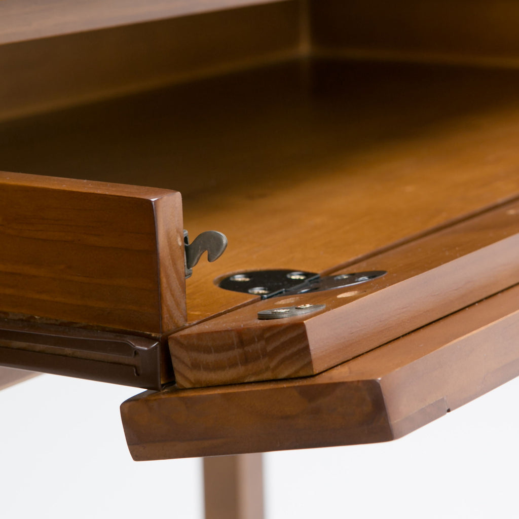 Handcrafted Wooden Writing Desk with Storage Drawers - Multiple Colors