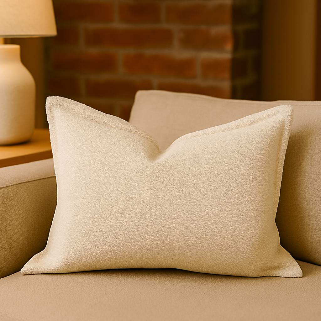 Soft Pillow with Plush Support - Ivory