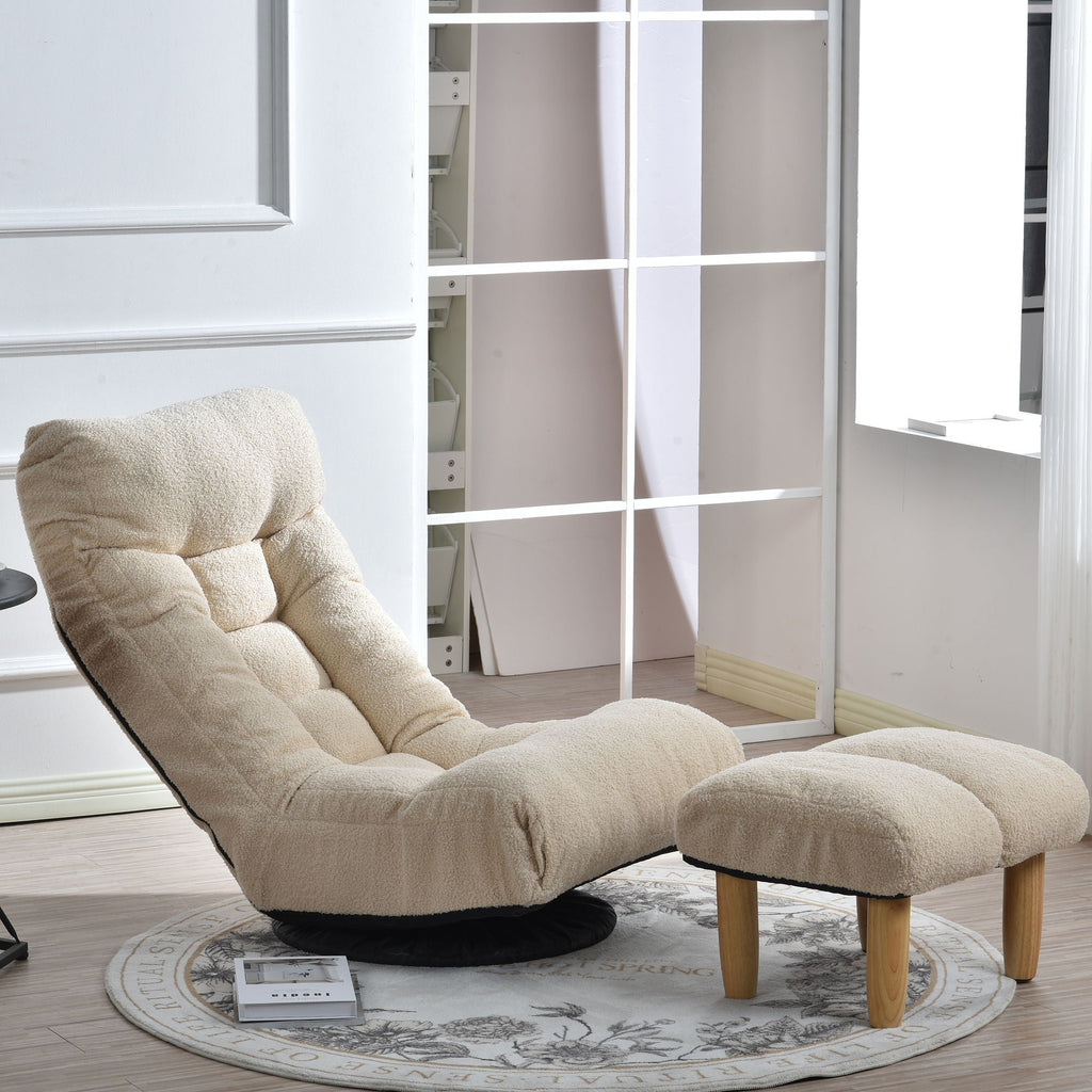 Adjustable Japanese Reclining Floor Chair Sofa With Metal Frame