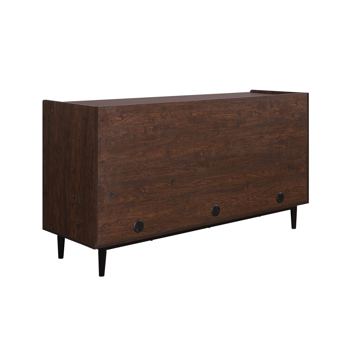 Fluted Sideboard with Adjustable Storage - Black or Blue