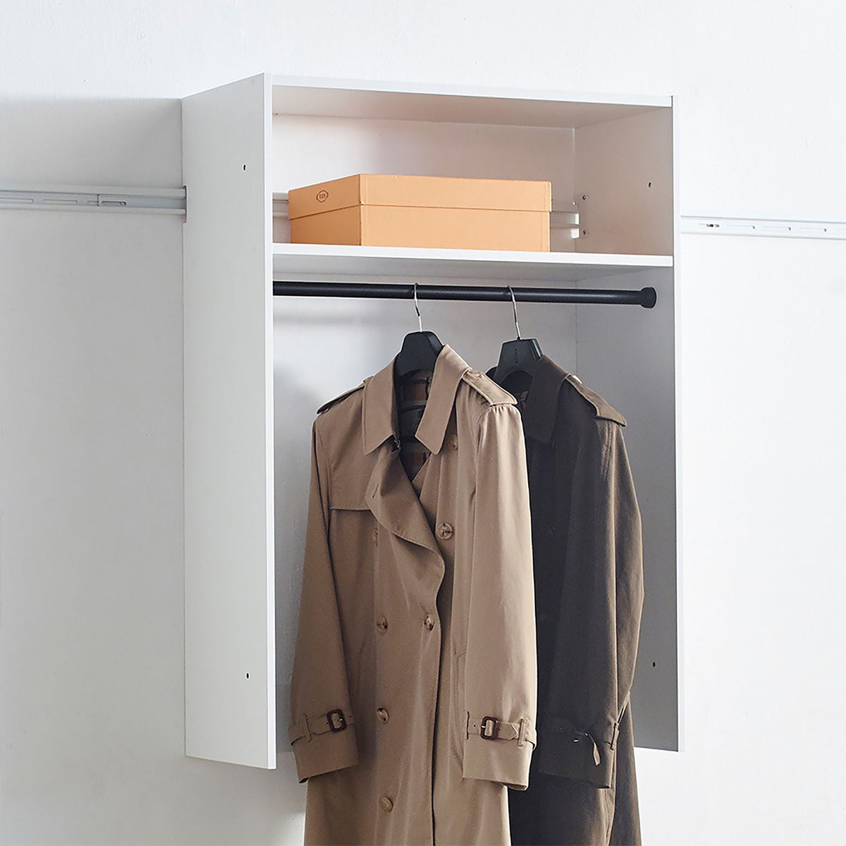 Devi - Wall Mounted Wood Closet System