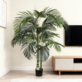 6FT Artificial Palm Tree with Realistic Detail - Green Leaves