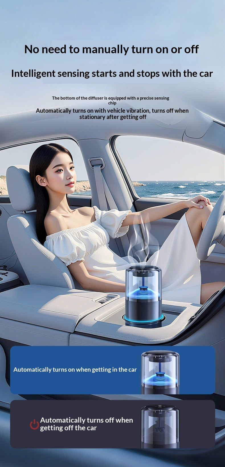 Intelligent Cloud Mist Wonder Car Air Freshener