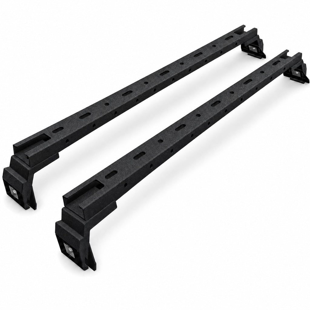 Carbon Steel Roof Rack Cross Bars with 400 lb Capacity - Black