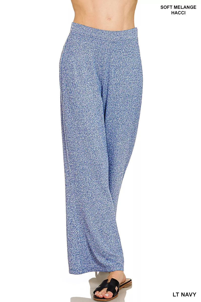 Zenana Soft Elastic Waisted Flare Pants