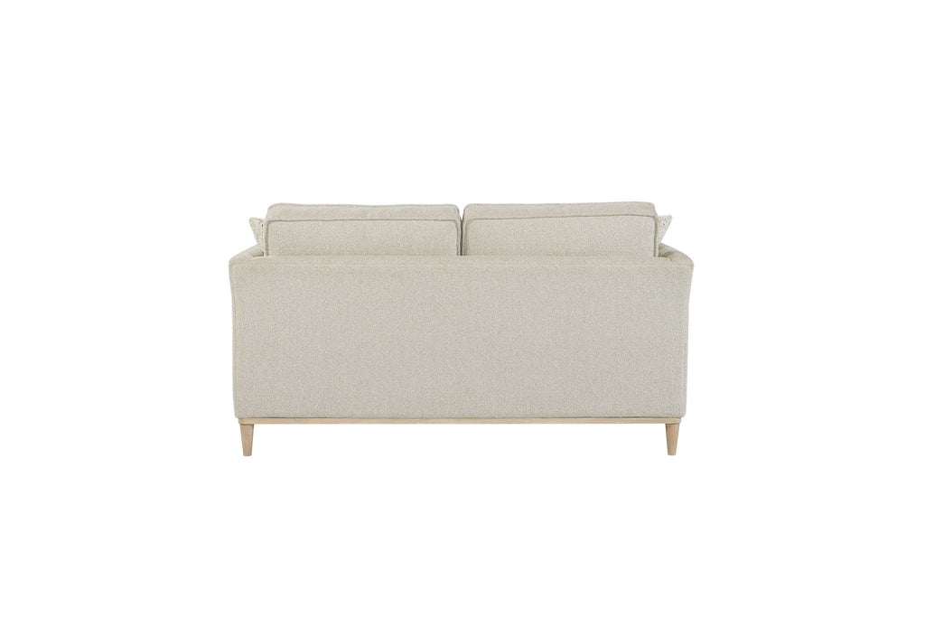 Loveseat With Reversible Cushions and 2 Pillows - Off White