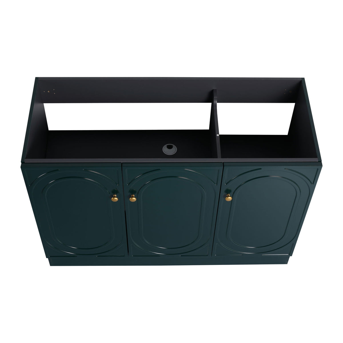 Modern Freestanding Bathroom Vanity with Soft Close Cabinet Doors - Pearl Silver, White, or Dark Green