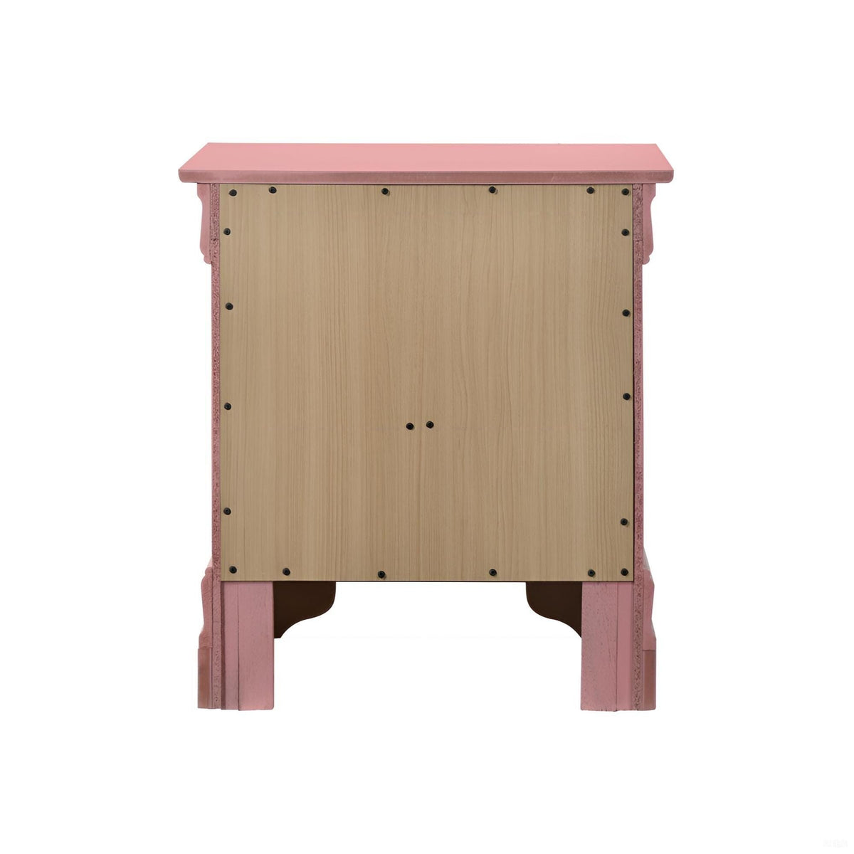 Louis Phillipe Wood Nightstand with Storage Drawers - Multiple Colors