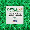 40 LB Green Crinkle Paper