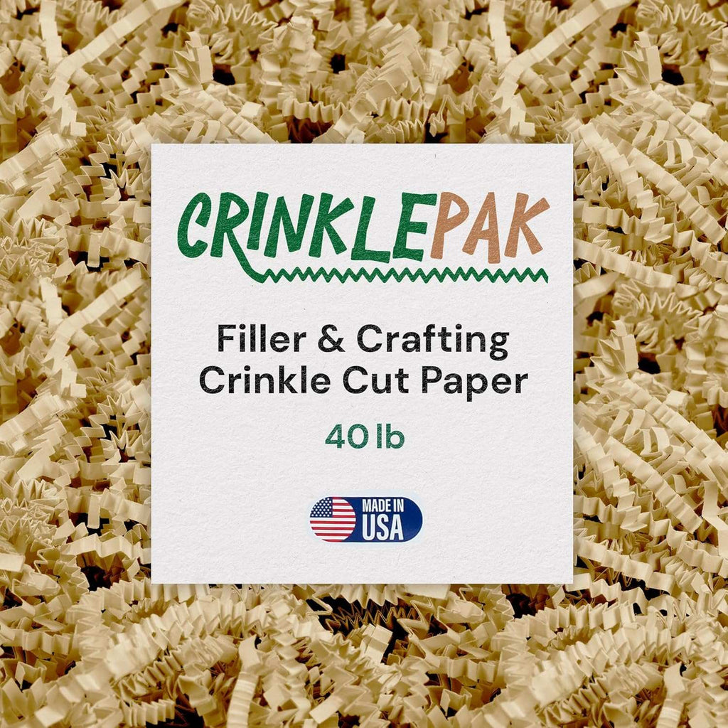 Crinkle Paper 40LB Ivory