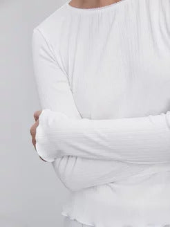 Womens Long-sleeve Top And Pants Set