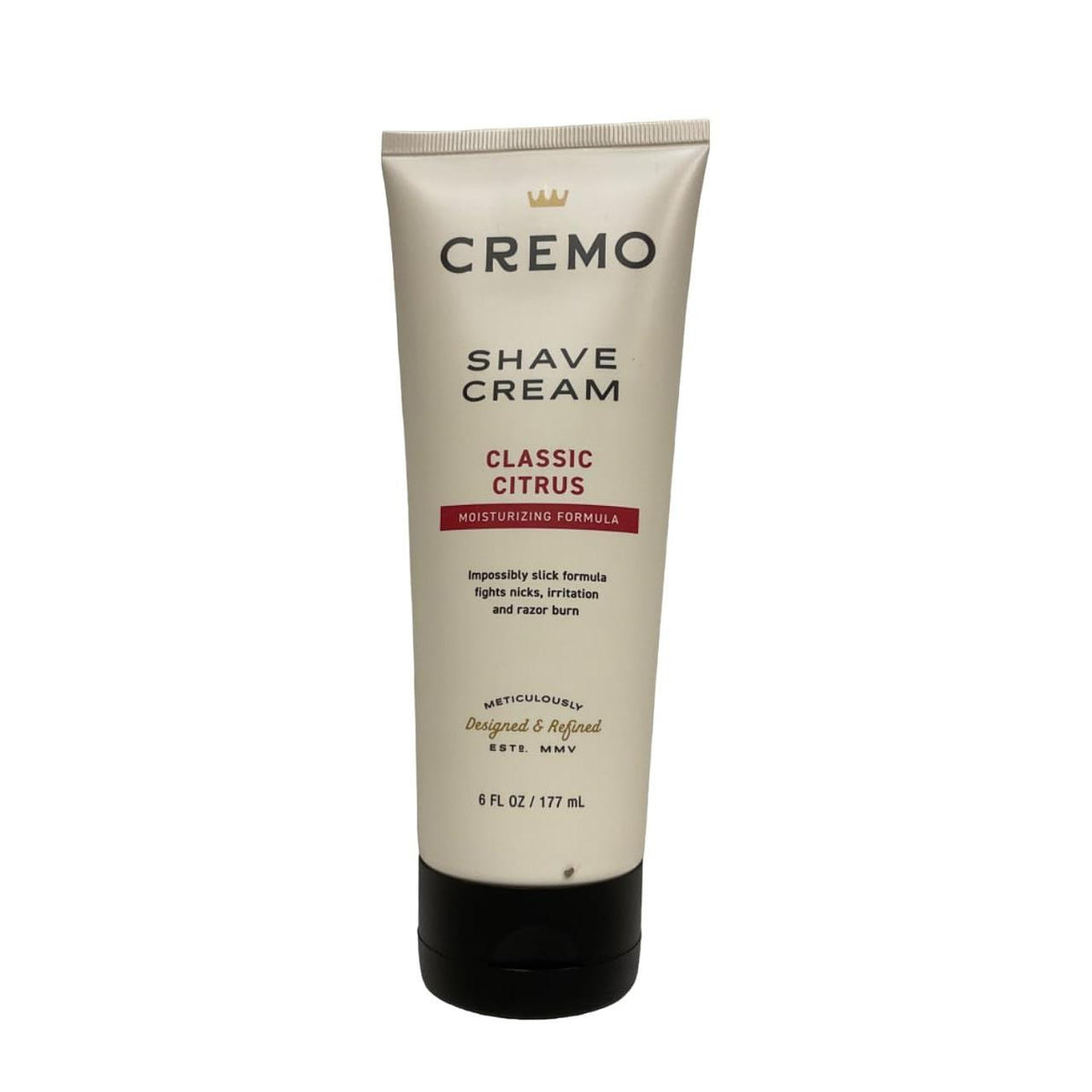 Cremo Classic Citrus Moisturizing Formula Shave Cream 6 Oz