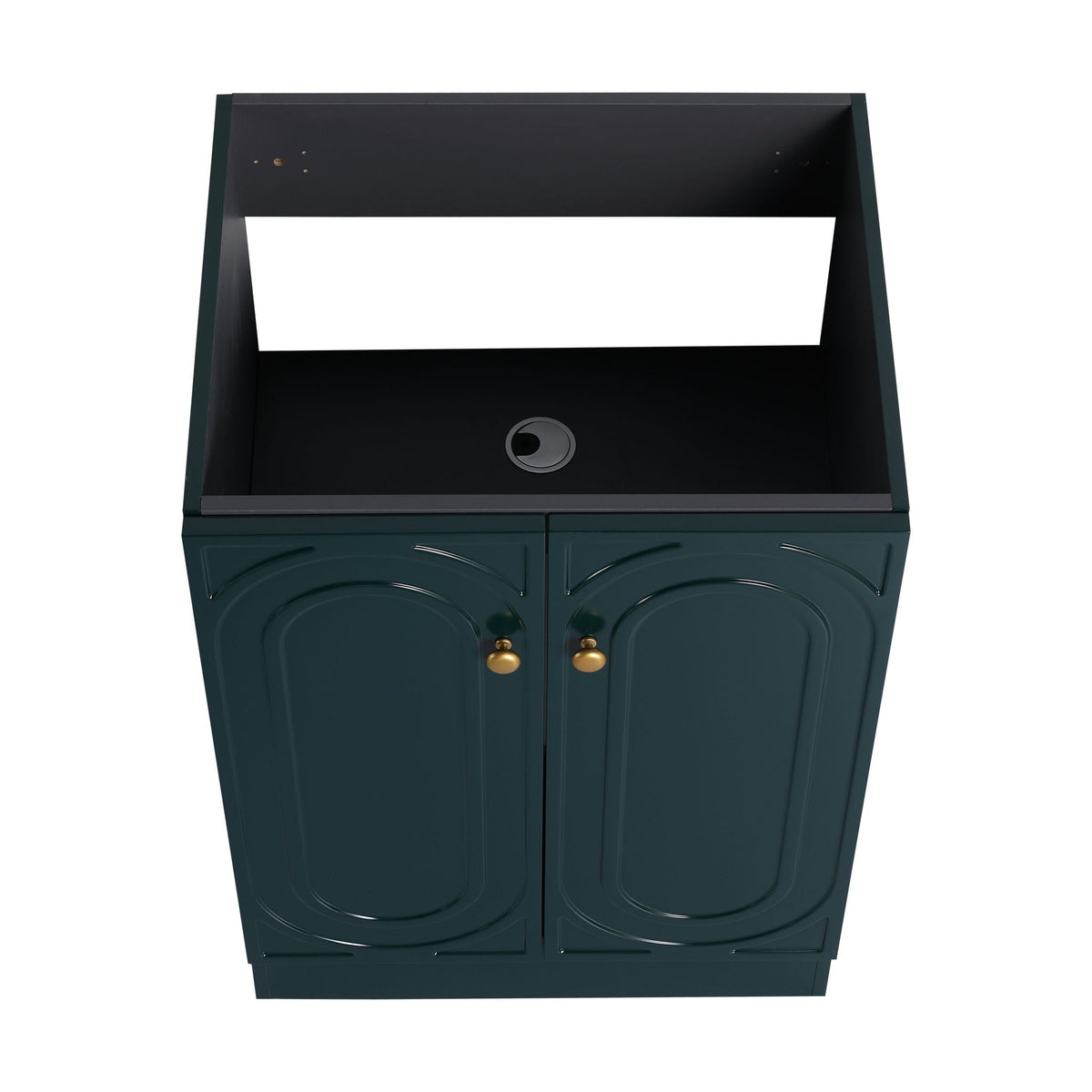 Modern Freestanding Bathroom Vanity with Soft Close Cabinet Doors - Pearl Silver, White, or Dark Green