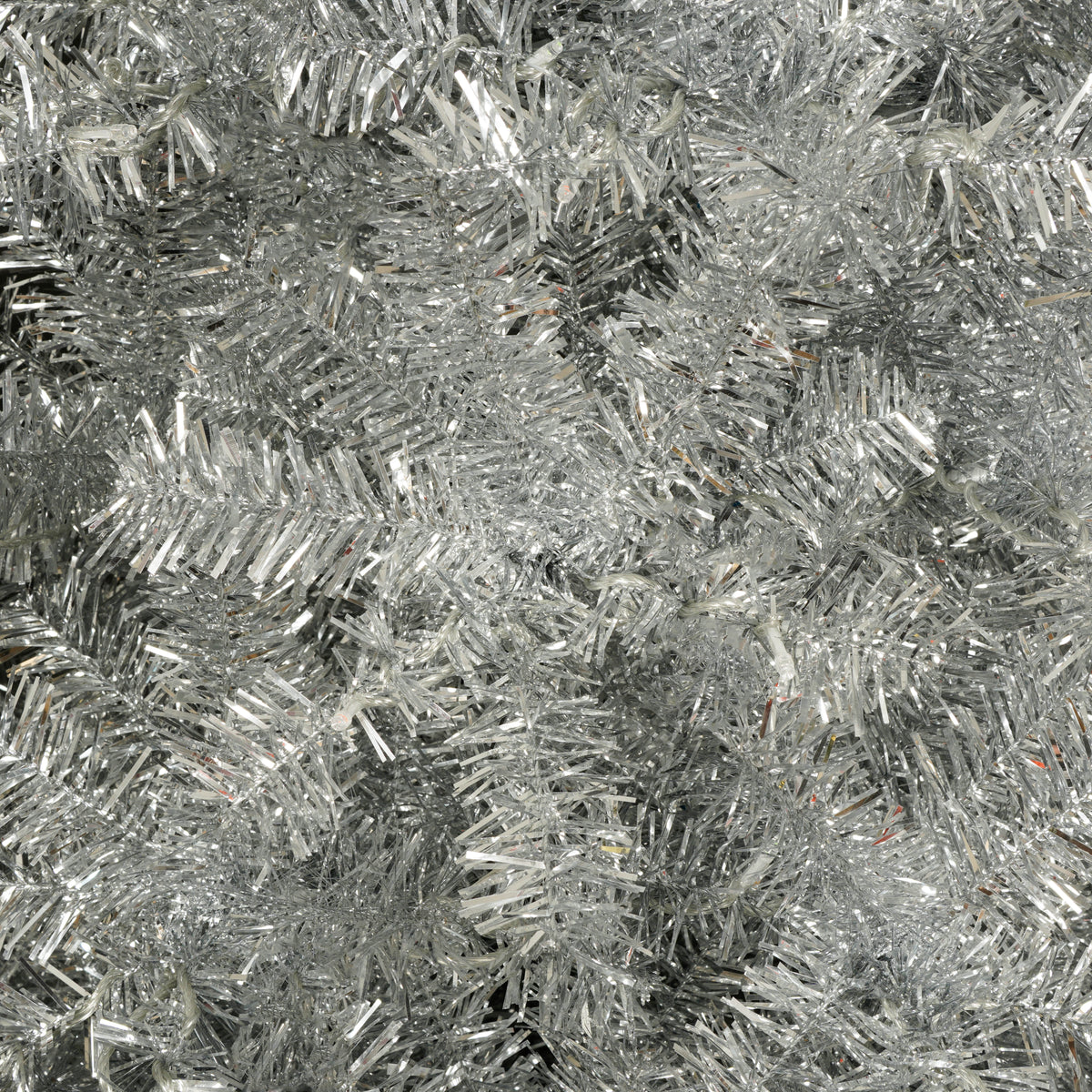 7.4FT Pre-Lit Artificial Christmas Tree with 400 LED Lights - Silver