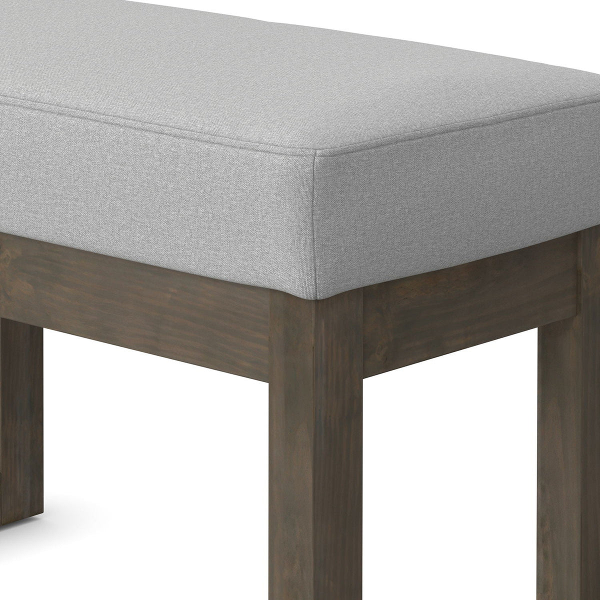 Milltown Upholstered Ottoman Bench with Versatile Design - Multiple Colors