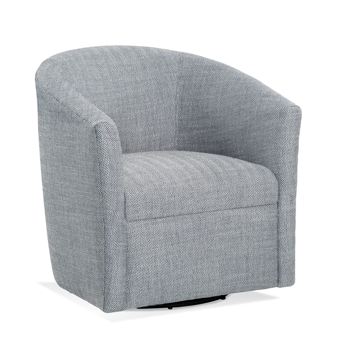 Swivel Barrel Chair with 360 Degree Rotation - Beige, Light Blue, or Red