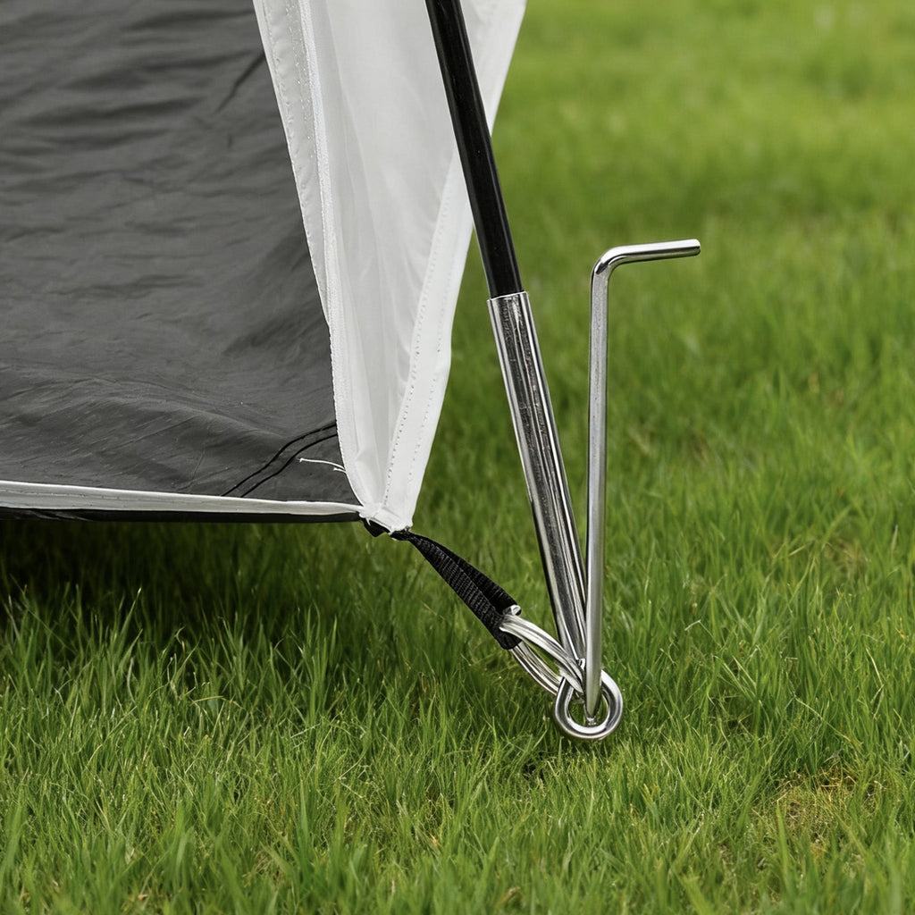 Portable Paint Booth Tent with Built-in Floor and Mesh Screen