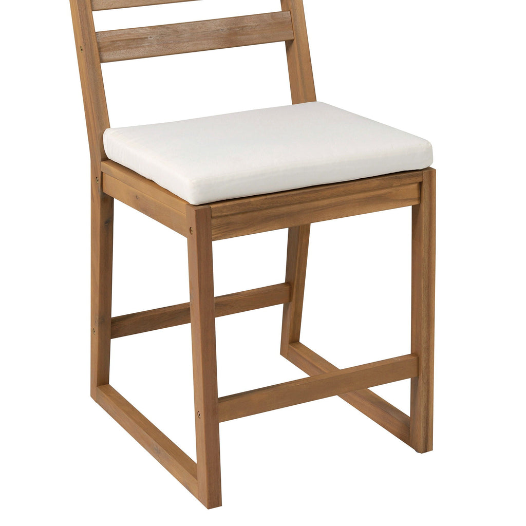 Patio Bar Set with Ergonomic Chairs - Light Brown or Dark Brown