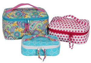 All Aboard! Train Case Trio Pattern