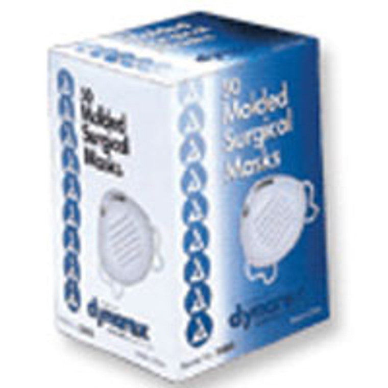 Dynarex® Molded Face Mask, 50 EA
